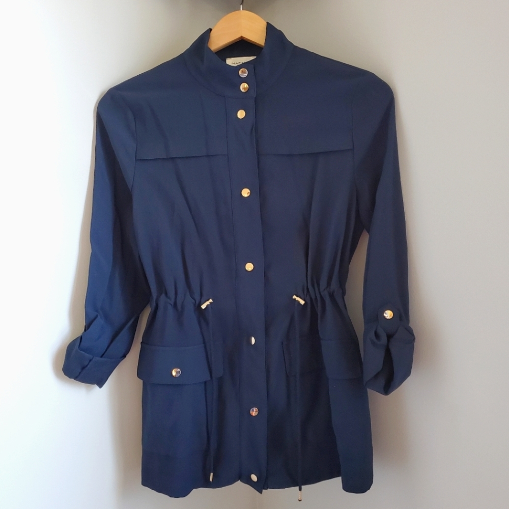 NWT NAF NAF PARIS Cinched Waist Jacket.